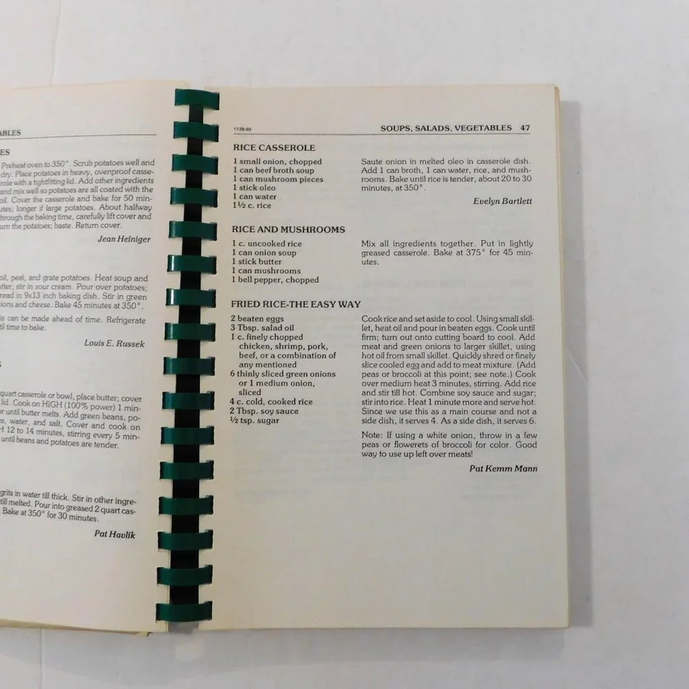 Treasured Recipes Cookbook St Michaels Catholic Church Family Friends PB Spiral